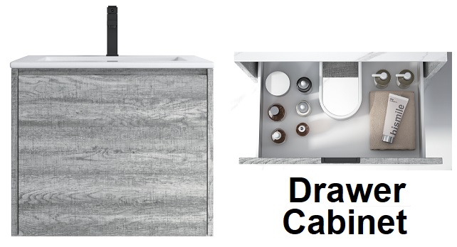 600mm PVC Vanity Cabinet With Drawer D6203